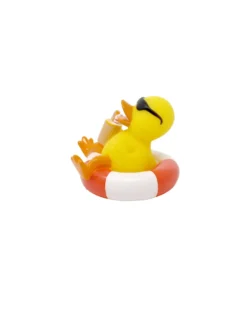 Badeente mit Schwimmring Summertime