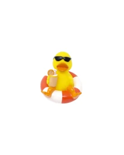 Badeente mit Schwimmring Summertime