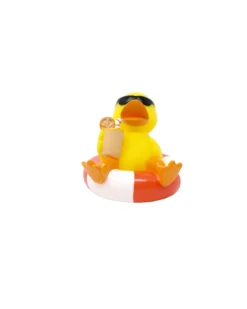 Badeente mit Schwimmring Summertime