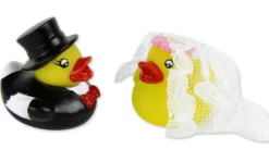 Badeenten Hochzeitspaar 2-er Set Quietscheenten