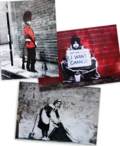 Banksy Graffiti Street Art Poster Set II