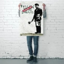 Banksy Poster Follow Your Dreams