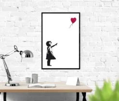 Banksy Poster Girl with Balloon