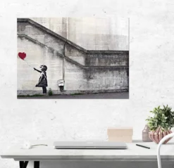 Banksy Poster Hope Girl With Red Balloon