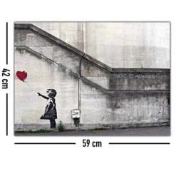 Banksy Poster Hope Girl With Red Balloon
