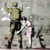 Banksy Poster Soldat und Mädchen