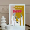 Bass Bass wir brauchen Bass Kunstdruck Papier 250 gr. matt