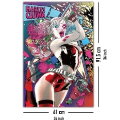 Batman Poster Comic Harley Quinn Neon
