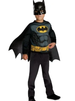 Batman Set für Kids Maske und Oberteil mit Umhang