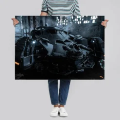 Batman vs Superman Poster Batmobile