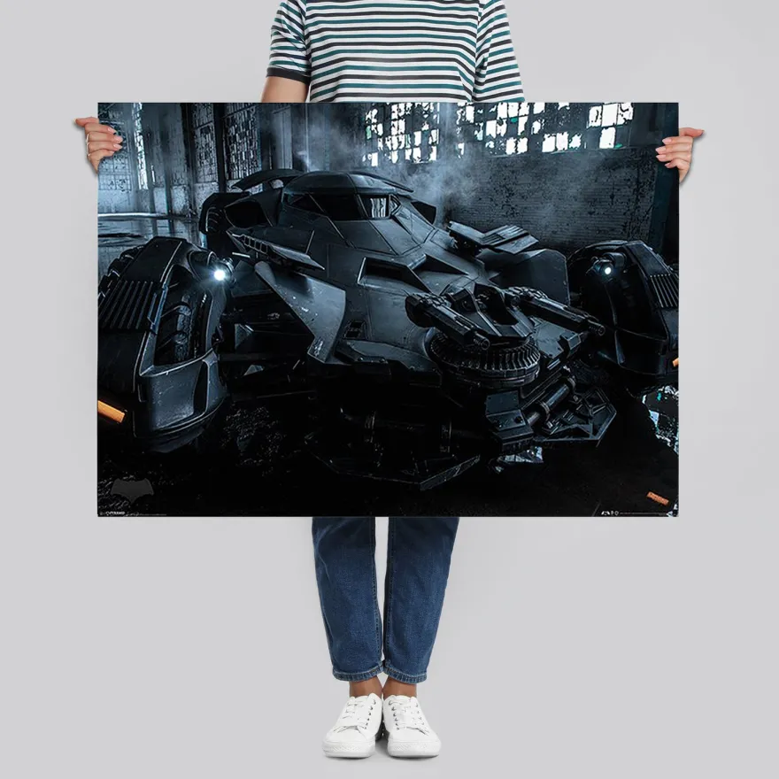 Batman vs Superman Poster Batmobile