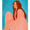 Bea Müller Kunstdruck The.. Woman with the Ginger Hair