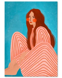 Bea Müller Kunstdruck The.. Woman with the Ginger Hair