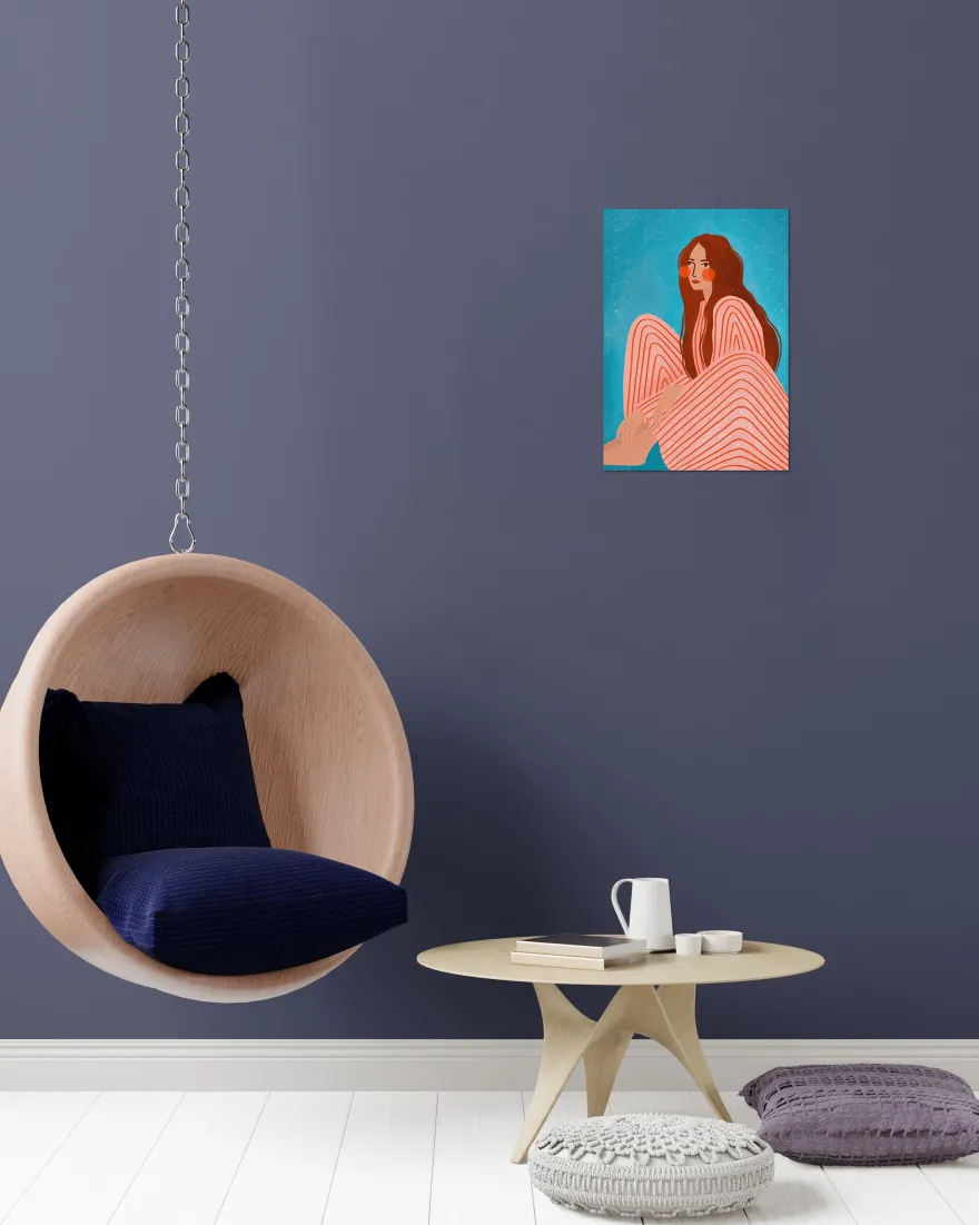Bea Müller Kunstdruck The.. Woman with the Ginger Hair