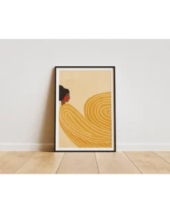 Bea Müller Kunstdruck | The Woman with the Yellow Dress | 30x40 cm