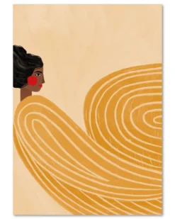 Bea Müller Kunstdruck | The Woman with the Yellow Dress | 30x40 cm