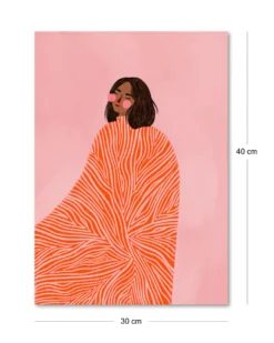 Bea Müller Kunstdruck | The Woman with the Swirls | 30x40 cm