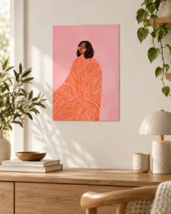 Bea Müller Kunstdruck | The Woman with the Swirls | 30x40 cm