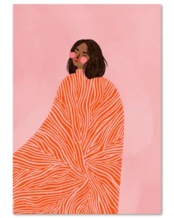 Bea Müller Kunstdruck | The Woman with the Swirls | 30x40 cm