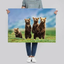 Bear Cubs Poster Bärenjungen