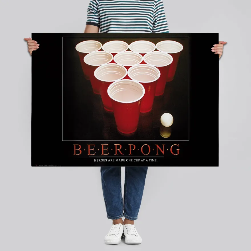 Beer Pong Poster