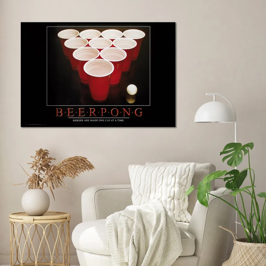 Beer Pong Poster