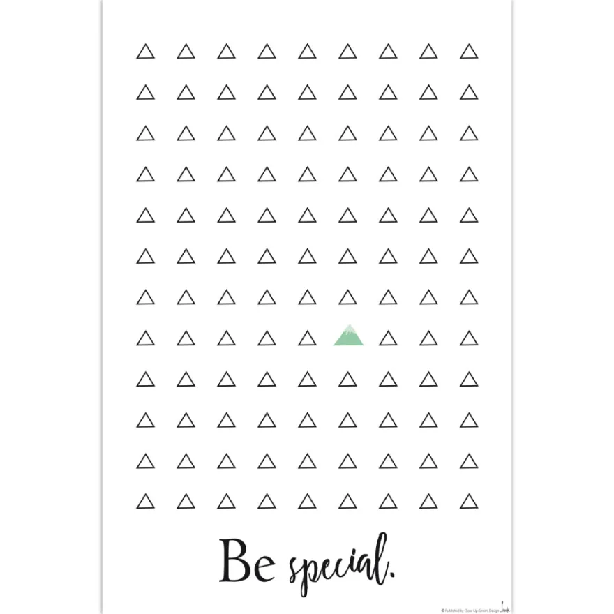Be Special. Kunstdruck