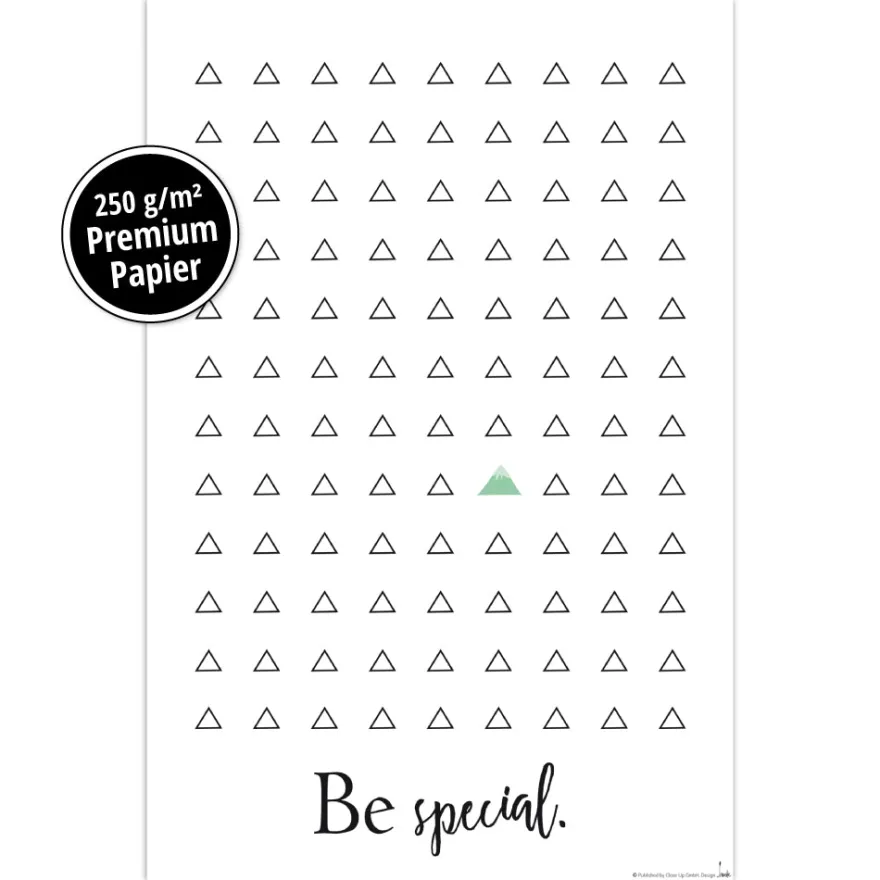 Be Special. Kunstdruck