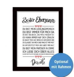 Bester Ehemann Kunstdruck