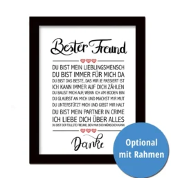 Bester Freund Kunstdruck