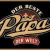 Bester Papa der Welt Blechschild