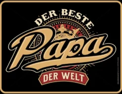 Bester Papa der Welt Blechschild