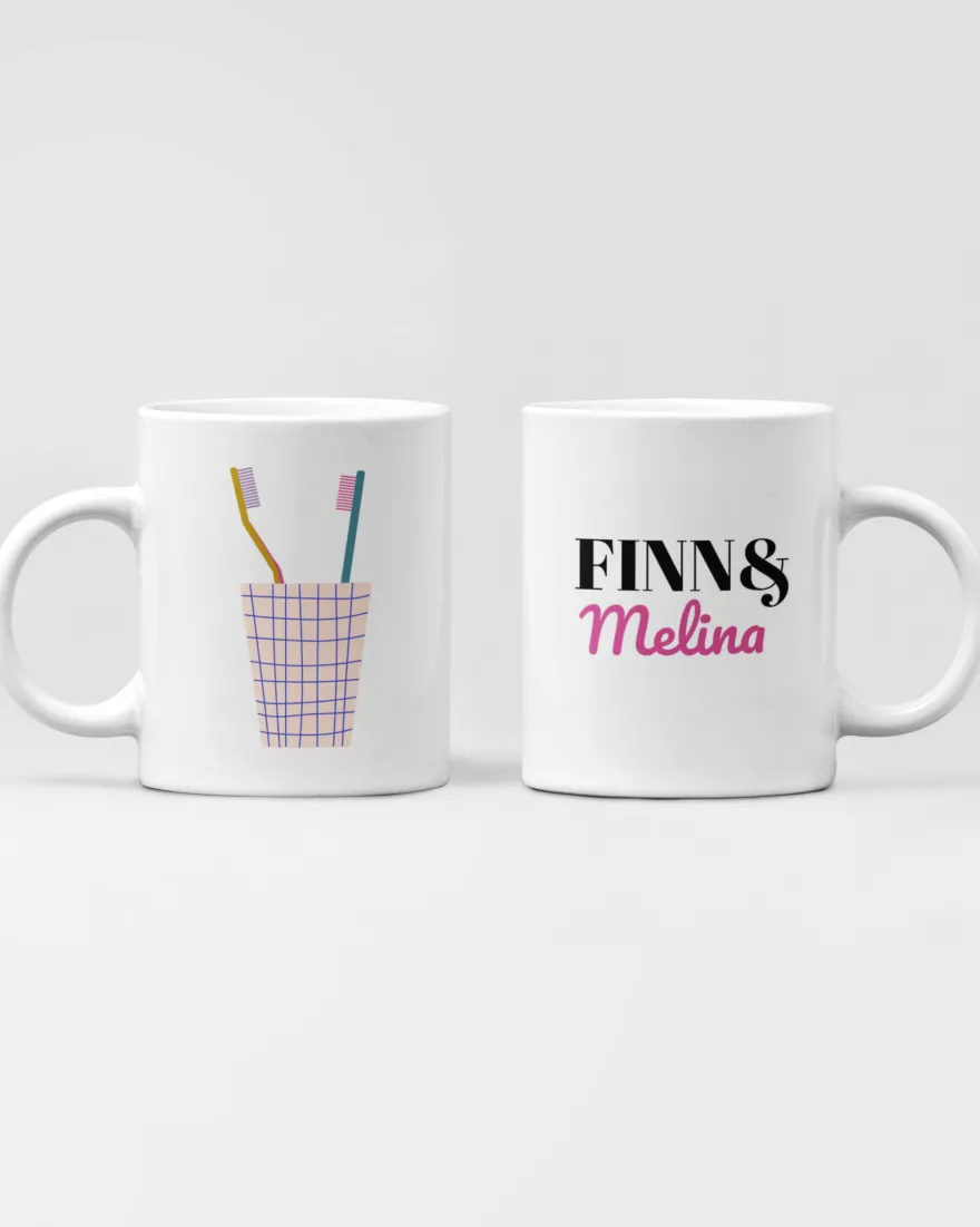 Better Together Tasse für Paare mit Wunschnamen