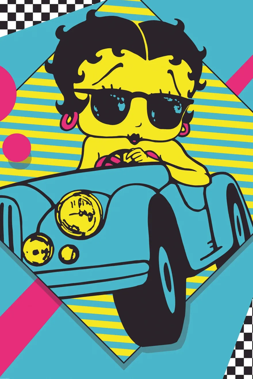 Betty Boop Poster New Wave