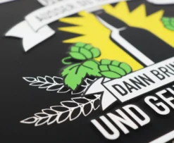 Bier Blechschild Geh Weg Ausser Du Hast Bier