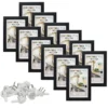 Bilderrahmen-Set 10 x 15 cm schwarz, 12 Stück