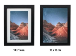 Bilderrahmen-Set 13 x 18 cm schwarz, 12 Stück