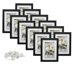 Bilderrahmen-Set 13 x 18 cm schwarz, 12 Stück