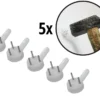 Bilderrahmen-Set 10 x 15 cm schwarz, 5 Stück