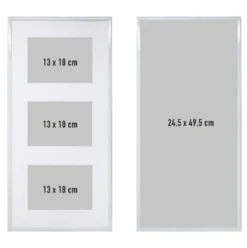Bilderrahmen 26,2 x 51,5 cm weiß