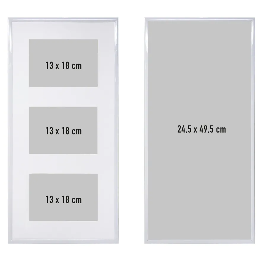 Bilderrahmen 26,2 x 51,5 cm weiß