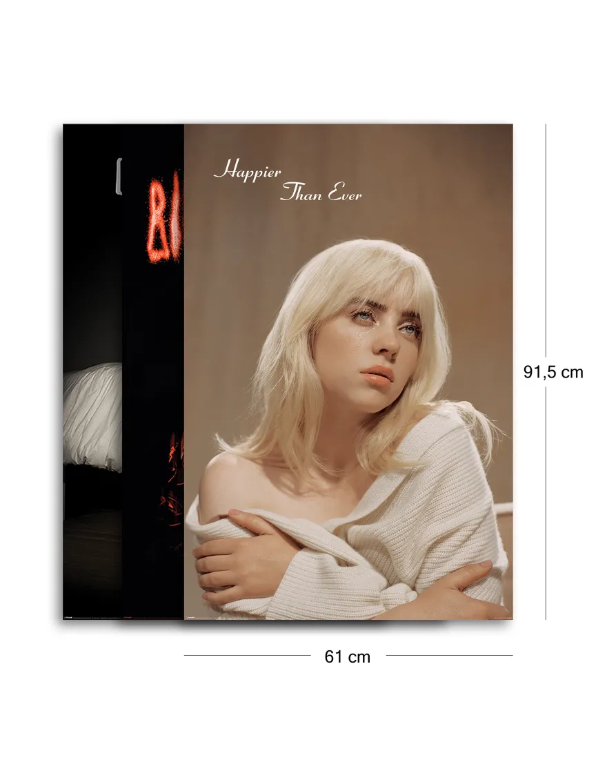 Billie Eilish Posterset The Favorites / Album Covers