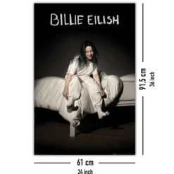 Billie Eilish Poster When We All Fall Asleep Where Do We Go