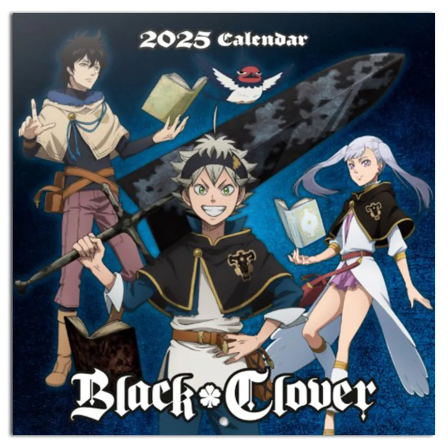 Black Clover Kalender 2025