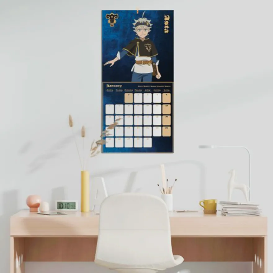 Black Clover Kalender 2025