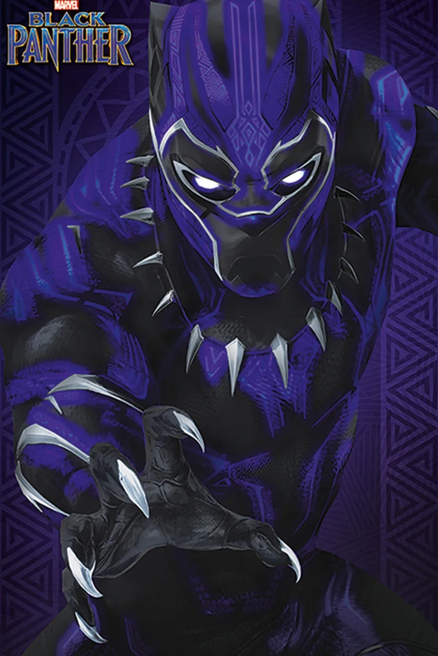 Black Panther Poster Glow