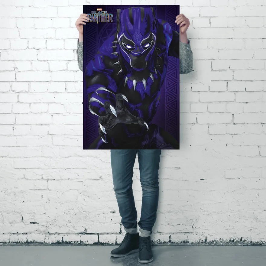 Black Panther Poster Glow