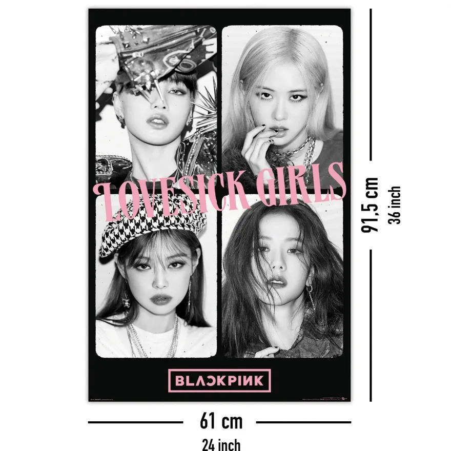 Blackpink Poster Lovesick Girls