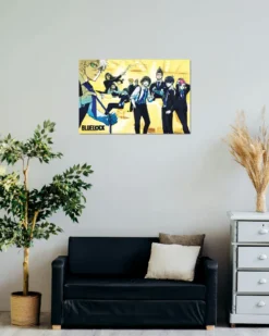 Blue Lock Poster- Isagi, Nagi, Bachira, Yukio, & Chigiri