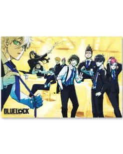 Blue Lock Poster- Isagi, Nagi, Bachira, Yukio, & Chigiri